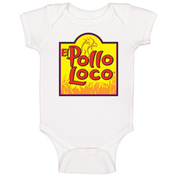 El Pollo Loco Mexican Grill Food Restaurant Logo Baby One Piece El Pollo Loco Mexican Grill Food Restaurant Logo Baby One Piece