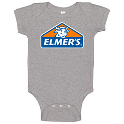 Elmer's Glue Logo Baby One Piece