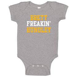 Brett Freakin' Hundley Green Bay Football Player Cool Fan Baby One Piece