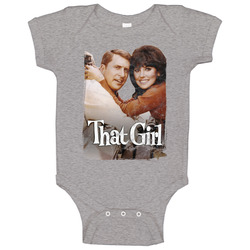 That Girl 60s Tv Series Show Worn Look Vintage Unisex Baby One Piece That Girl 60s Tv Series Show Worn Look Vintage Unisex Baby One Piece