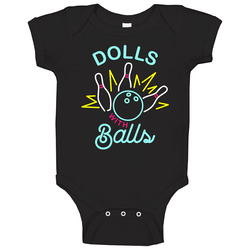 Dolls With Balls Bowling Team Baby One Piece Dolls With Balls Bowling Team Baby One Piece