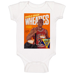 Michael Jordan Whole Grain Wheaties Basketball Baby One Piece
