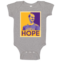 Alex Caruso Hope Poster Los Angeles L Basketball Player Fan Baby One Piece