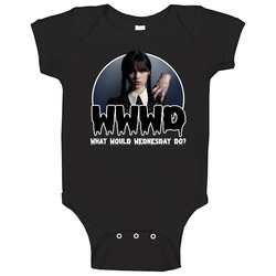 Wwwd What Would Wednesday Addams Do Baby One Piece Wwwd What Would Wednesday Addams Do Baby One Piece