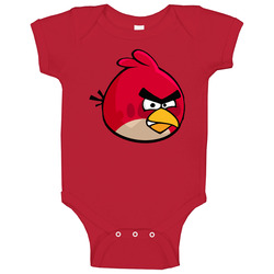 Angry Bird Red Baby One Piece Angry Bird Red Baby One Piece