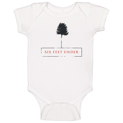Six Feet Under Logo Tv Show Fan Baby One Piece Six Feet Under Logo Tv Show Fan Baby One Piece