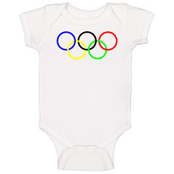 Olympic Rings Baby One Piece Olympic Rings Baby One Piece