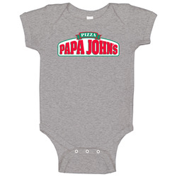 Papa John's Fast Food Baby One Piece Papa John's Fast Food Baby One Piece