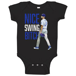 Joe Kelly Nice Swing Bitch Baseball Baby One Piece Joe Kelly Nice Swing Bitch Baseball Baby One Piece