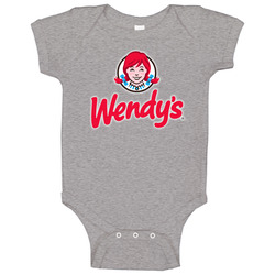 Wendy's American Favorite Fast Food Baby One Piece Wendy's American Favorite Fast Food Baby One Piece