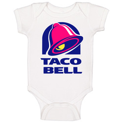 Taco Bell Logo Baby One Piece