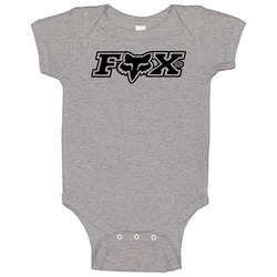 Fox Racing American Extreme Sports Brand Logo Raglan Baby One Piece Fox Racing American Extreme Sports Brand Logo Raglan Baby One Piece