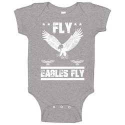 Fly Eagles Fly Philadelphia Football Baby One Piece Fly Eagles Fly Philadelphia Football Baby One Piece
