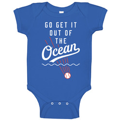 Go Get It Out Of The Ocean Los Angeles Max Muncy Baseball Fan Baby One Piece Go Get It Out Of The Ocean Los Angeles Max Muncy Baseball Fan Baby One Piece