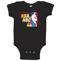 Nba On Nbc Retro Basketbal Intro Basketball Fan Baby One Piece