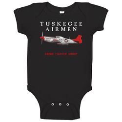 Red Tails Tuskegee Airmen 332nd Fighter Group Logo World War Movie Cool Baby One Piece Red Tails Tuskegee Airmen 332nd Fighter Group Logo World War Movie Cool Baby One Piece