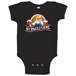 St Pauli Girl Special Dark Beer Alcohol Logo Baby One Piece St Pauli Girl Special Dark Beer Alcohol Logo Baby One Piece