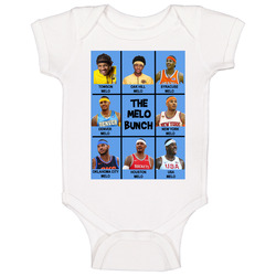 Carmelo Anthony The Melo Bunch All Star Basketball Player Fan Baby One Piece