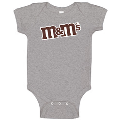 M&m Logo Candy Baby One Piece M&m Logo Candy Baby One Piece