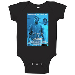 1993 Menace Ii Society Hip Hop Movie Cover Baby One Piece 1993 Menace Ii Society Hip Hop Movie Cover Baby One Piece