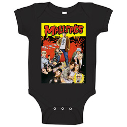Mallrats Movie Poster 90s Kevin Smith Comedy Fan Baby One Piece Mallrats Movie Poster 90s Kevin Smith Comedy Fan Baby One Piece