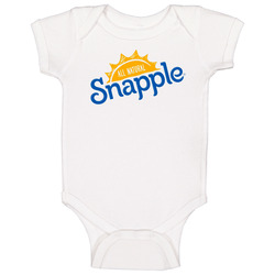 Snapple All Natural Juice Drink Logo Baby One Piece Snapple All Natural Juice Drink Logo Baby One Piece