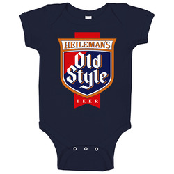 Heilemans Old Style Beer Cool Brewery Brew Logo Baby One Piece Heilemans Old Style Beer Cool Brewery Brew Logo Baby One Piece