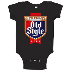 Heilemans Old Style Beer Cool Brewery Retro Brew Logo Baby One Piece