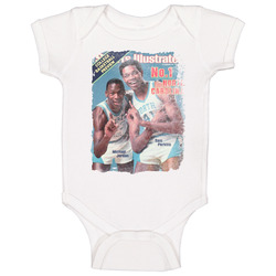 Michael Jordan Sports Illustrated North Carolina Basketball Baby One Piece Michael Jordan Sports Illustrated North Carolina Basketball Baby One Piece