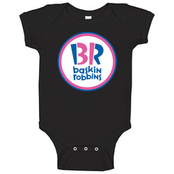 Baskin Robbins Ice Cream Logo Baby One Piece Baskin Robbins Ice Cream Logo Baby One Piece