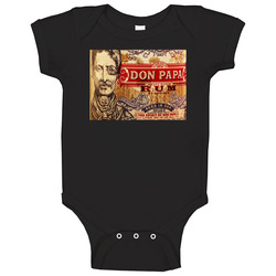 Don Papa Rum Classic Logo Drinking Baby One Piece