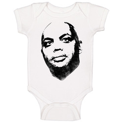 Charles Barkley Face Basketball Baby One Piece Charles Barkley Face Basketball Baby One Piece