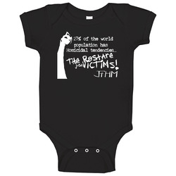 Johnny The Homicidal Maniac Funny Quote Baby One Piece Johnny The Homicidal Maniac Funny Quote Baby One Piece