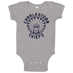 Charlestown Chiefs Slap Shot Movie Hockey Baby One Piece Charlestown Chiefs Slap Shot Movie Hockey Baby One Piece
