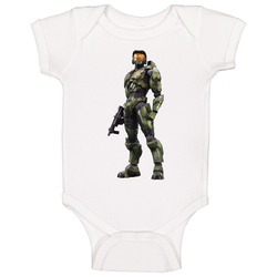 Master Chief Halo Combat Evolved Video Game Character Baby One Piece