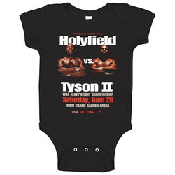 Holyfield Vs Tyson 2 Boxing Classic Vintage Sports Baby One Piece Holyfield Vs Tyson 2 Boxing Classic Vintage Sports Baby One Piece