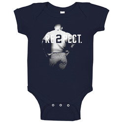 Nvy Respect Derek Jeter Re2pect Baby One Piece Nvy Respect Derek Jeter Re2pect Baby One Piece