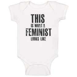 This Is What A Feminist Looks Like Popular White Baby One Piece This Is What A Feminist Looks Like Popular White Baby One Piece