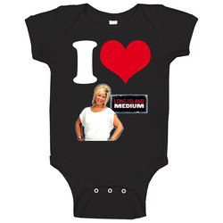 I Love Long Island Medium Baby One Piece I Love Long Island Medium Baby One Piece