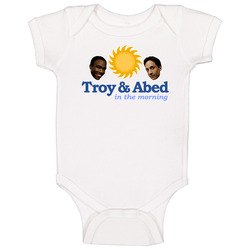 Troy And Abed In The Morning Community Baby One Piece Troy And Abed In The Morning Community Baby One Piece