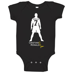 Cristiano Ronaldo Real Madrid Soccer Baby One Piece Cristiano Ronaldo Real Madrid Soccer Baby One Piece