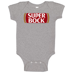 Super Bock Portugese Beer Logo Cerveja Baby One Piece