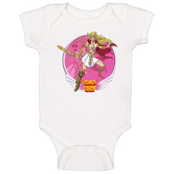 Shera Princess Of Power He Man Retro Classic Baby One Piece Shera Princess Of Power He Man Retro Classic Baby One Piece