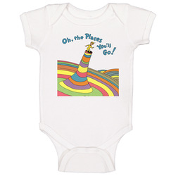 Oh The Places You Will Go T-Shirt Dr. Seuss self-help Baby One Piece Oh The Places You Will Go T-Shirt Dr. Seuss self-help Baby One Piece