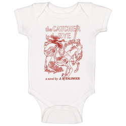 Catcher in the Rye book JD Salinger vintage FRANK Baby One Piece Catcher in the Rye book JD Salinger vintage FRANK Baby One Piece