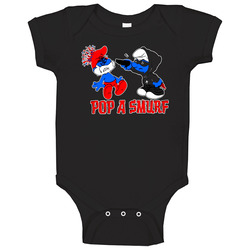 Pop A Smurf Funny Baby One Piece Pop A Smurf Funny Baby One Piece