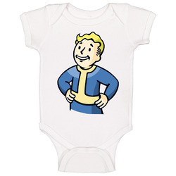 Fallout 3 Pip Boy Character Baby One Piece Fallout 3 Pip Boy Character Baby One Piece