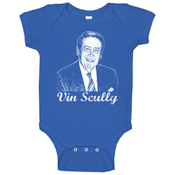 Vin Scully Tv Radio Broadcaster Legend Baseball Los Angeles Brooklyn Baby One Piece Vin Scully Tv Radio Broadcaster Legend Baseball Los Angeles Brooklyn Baby One Piece
