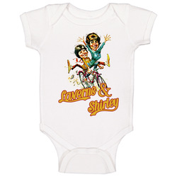 Laverne And Shirley Sitcom Classic Baby One Piece Laverne And Shirley Sitcom Classic Baby One Piece