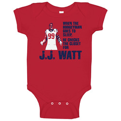 Jj Watt Boogeyman Houston Football Sacks Mvp Baby One Piece Jj Watt Boogeyman Houston Football Sacks Mvp Baby One Piece